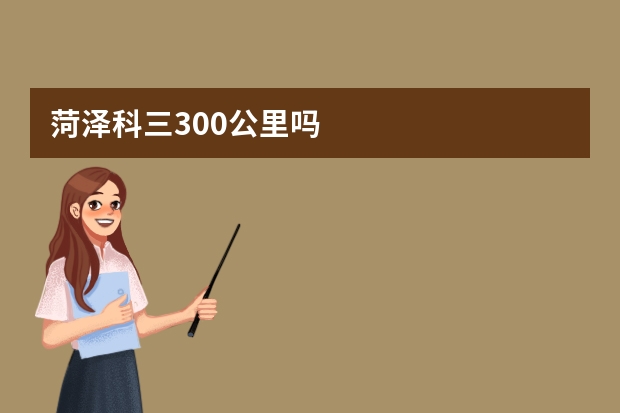 菏泽科三300公里吗